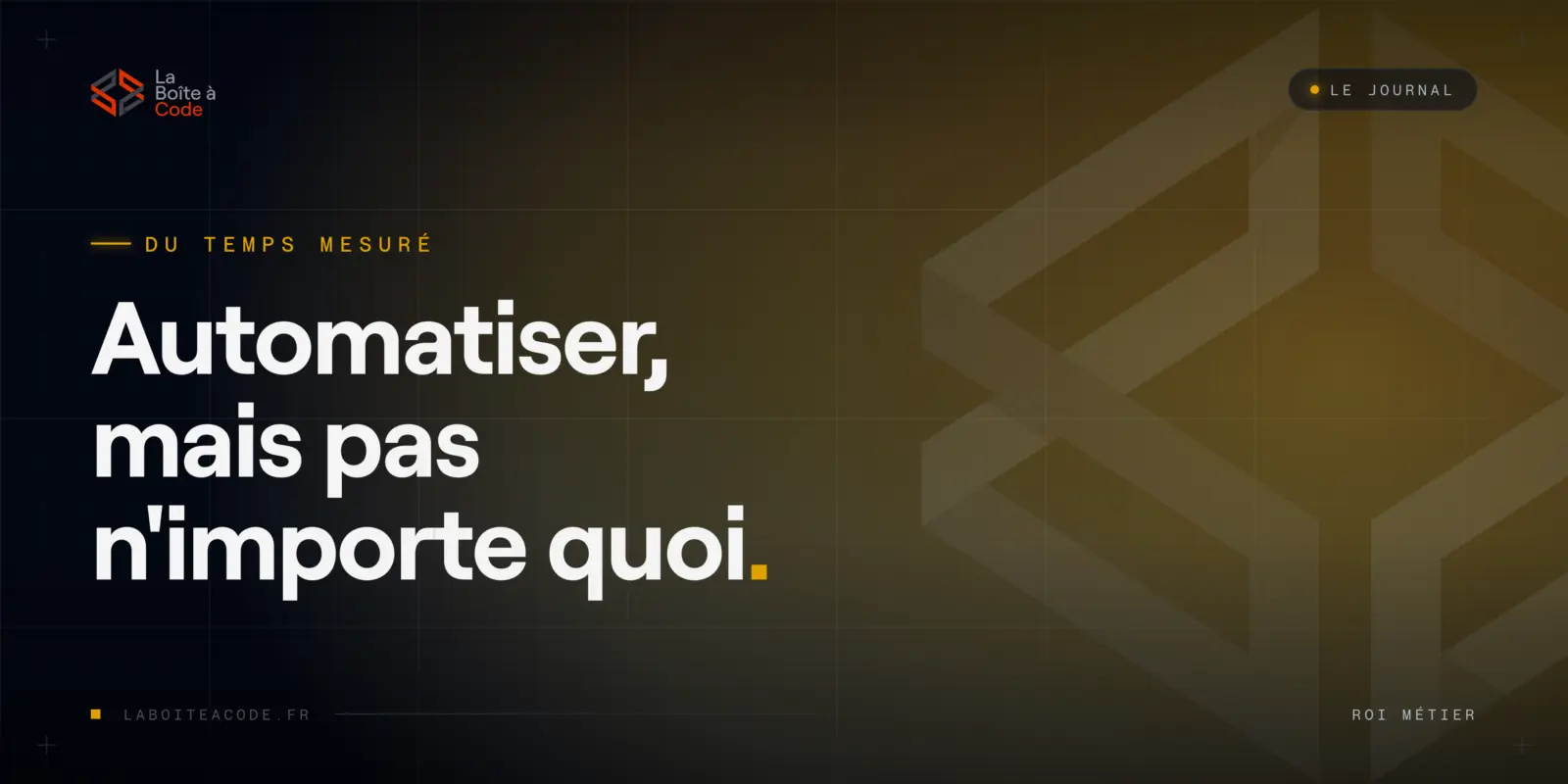 Automatiser un processus métier : par où commencer et quel ROI ?