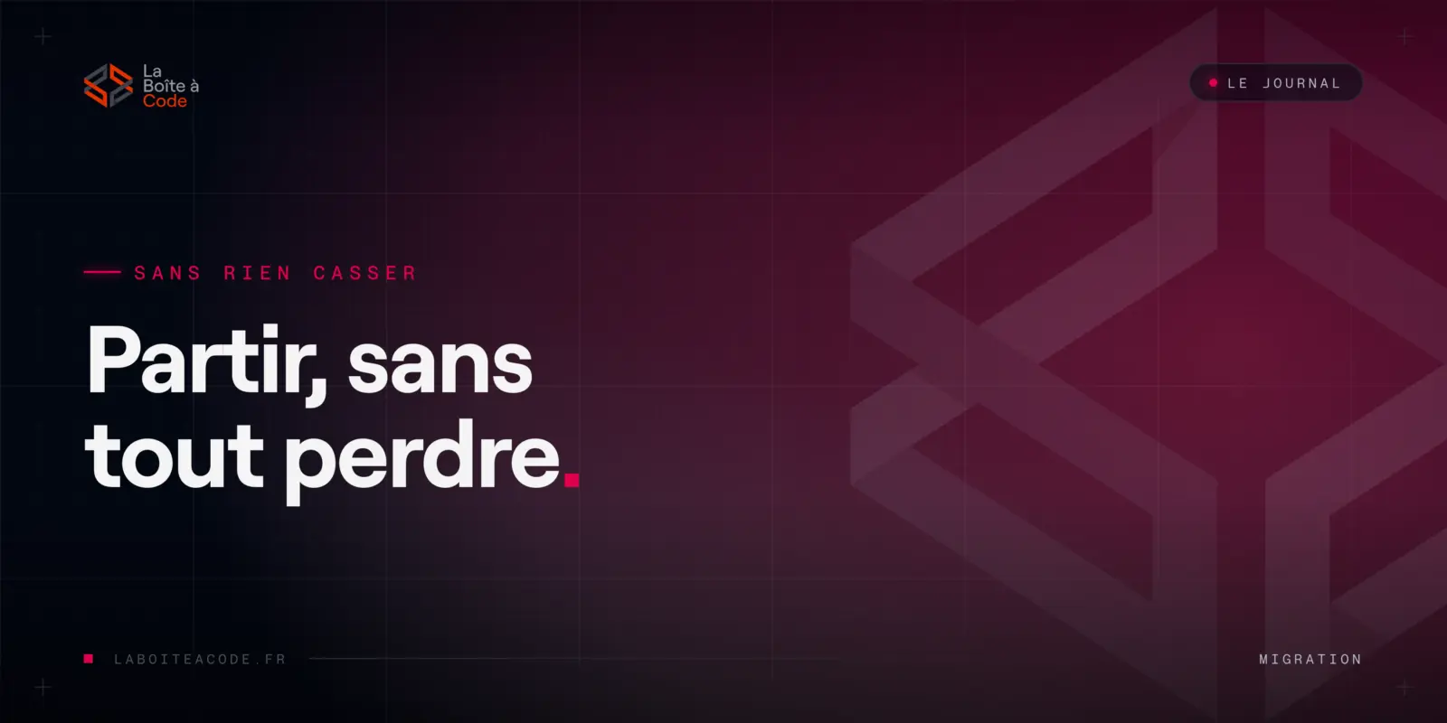 Changer de prestataire web sans tout casser (et sans drame)