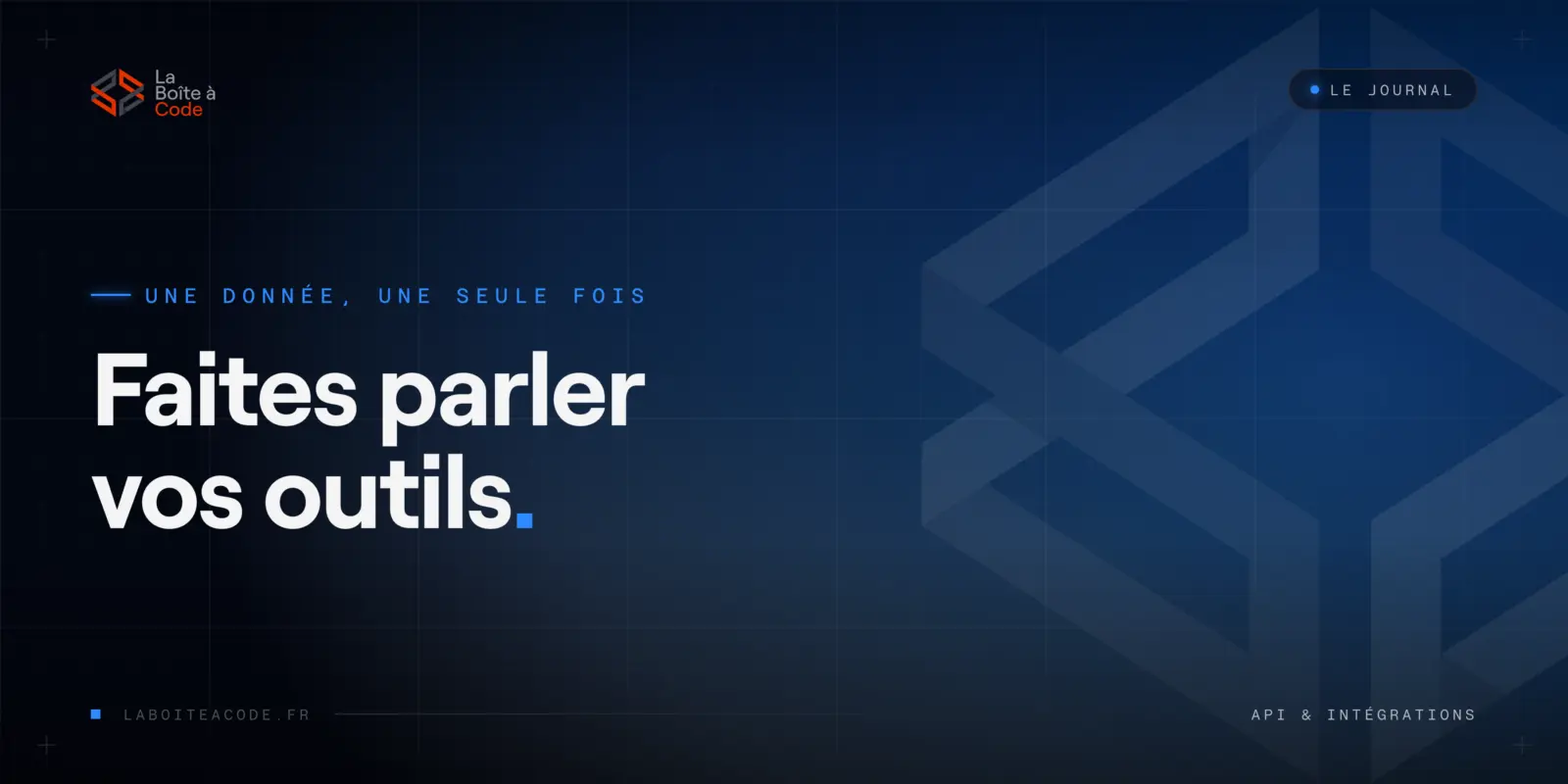 Connecter vos outils par API : en finir avec les doubles saisies