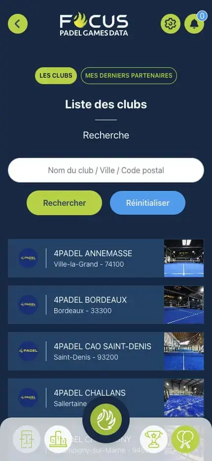 Annuaire des clubs