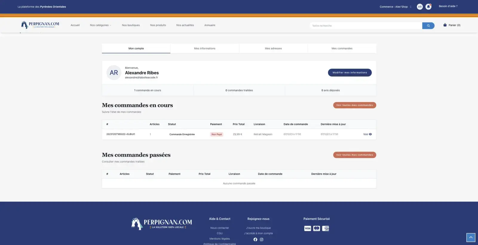 Espace client
