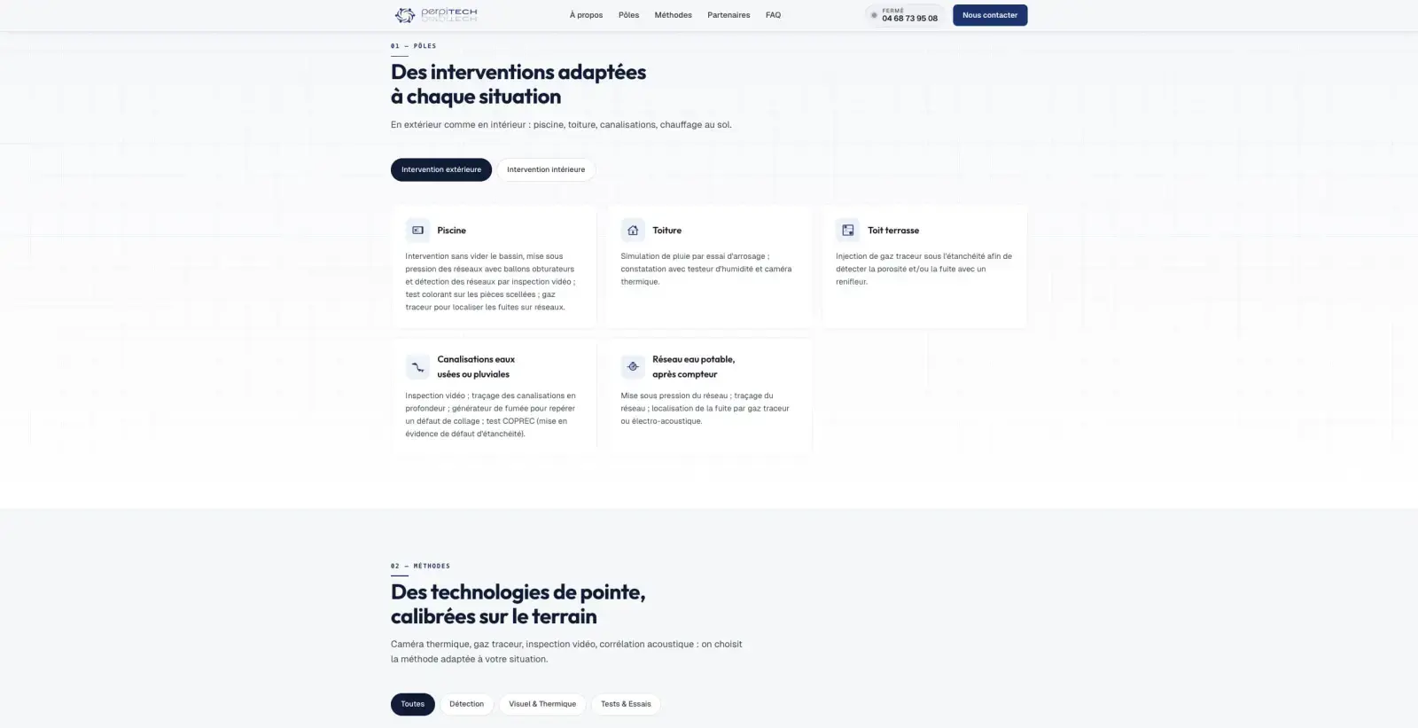 Pôles de compétence et technologies
