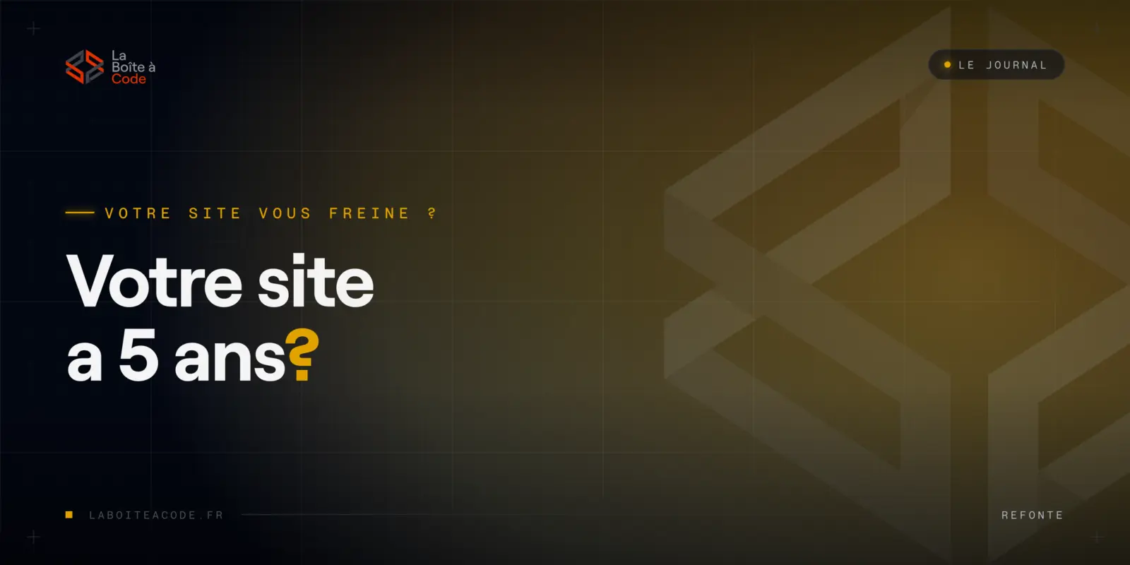 Votre site a 5 ans ? Voilà ce qu'il vous coûte chaque mois