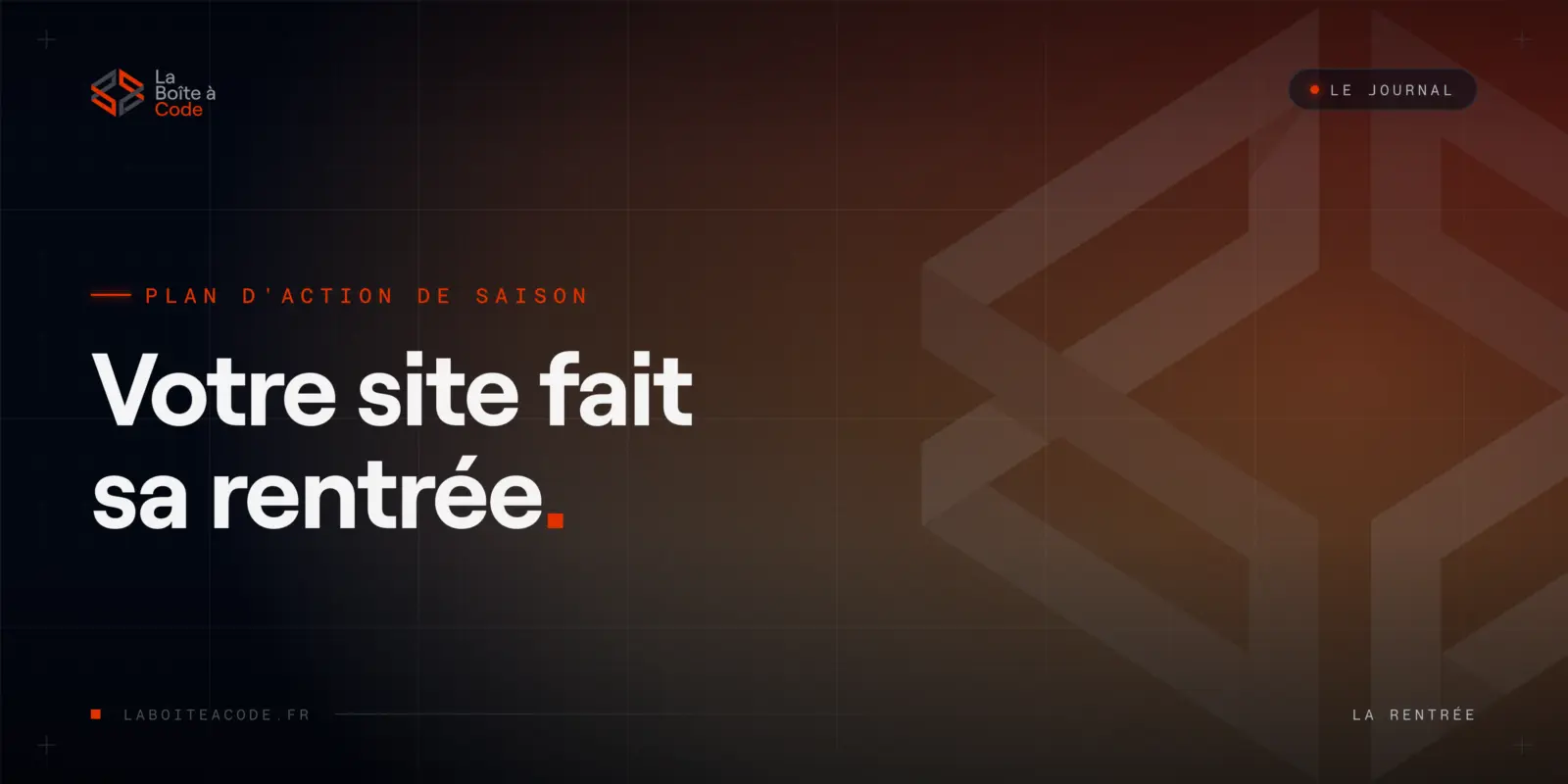 Votre site fait sa rentrée : trois résolutions qui rapportent