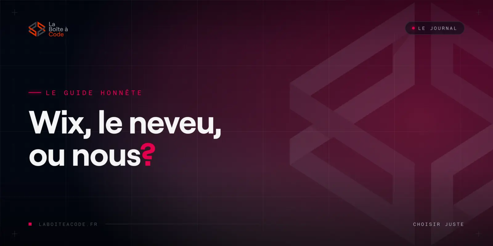 Wix, Shopify ou le neveu doué : quand ça suffit vraiment