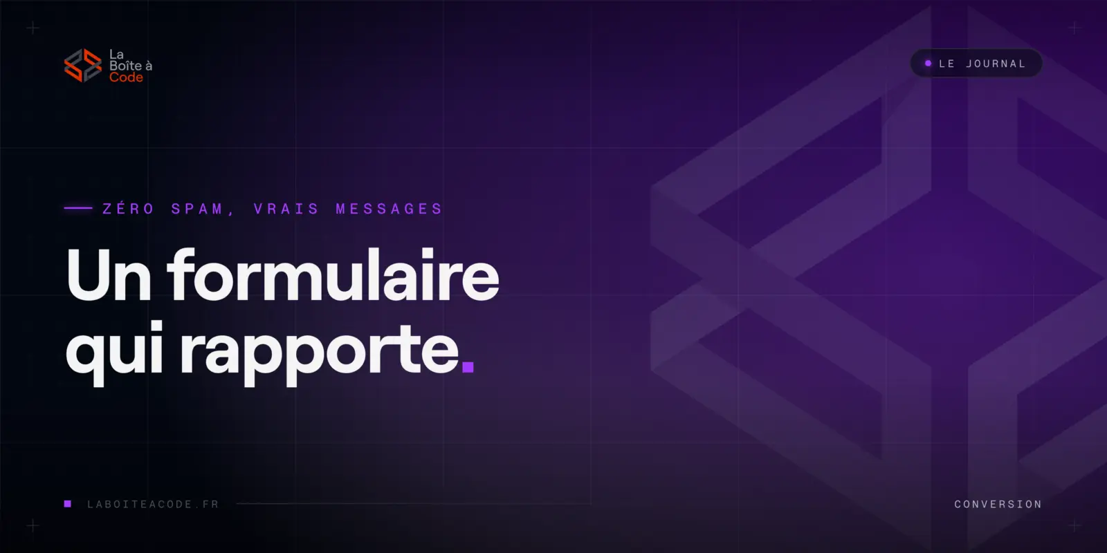 Votre formulaire de contact ne vous rapporte rien : voilà pourquoi